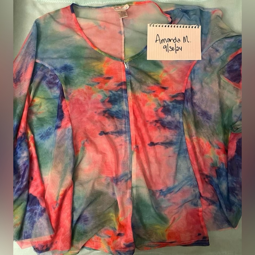 IHeartRaves mesh rainbow romper